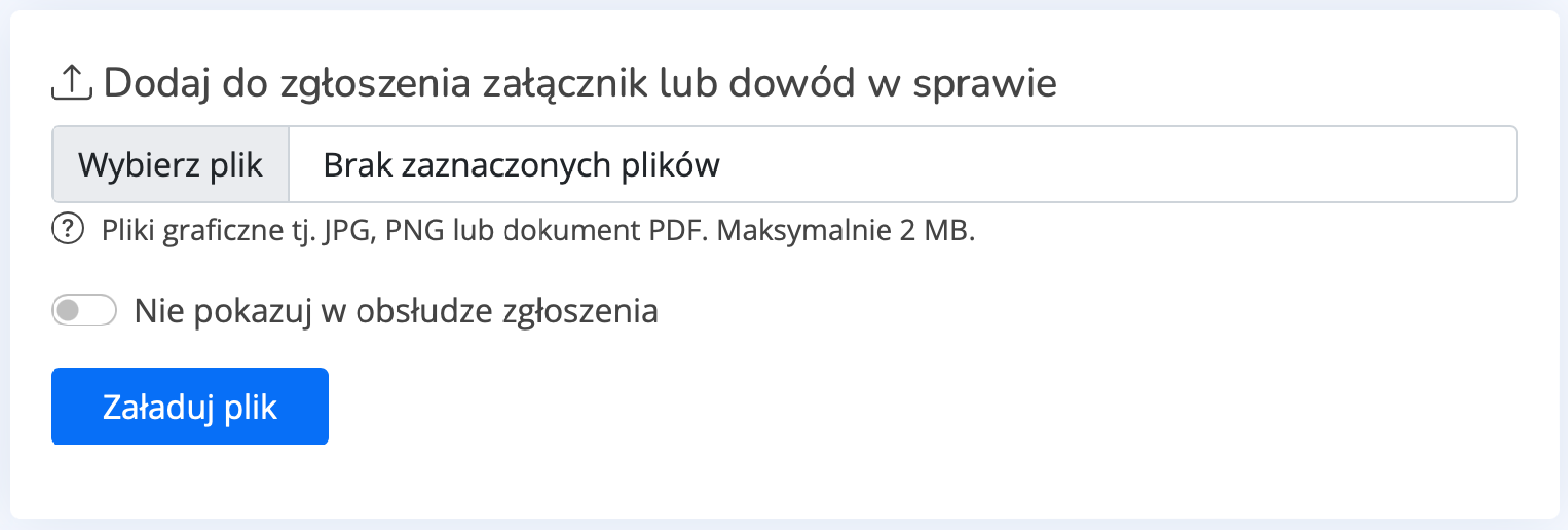 Dodawanie załączników do sprawy